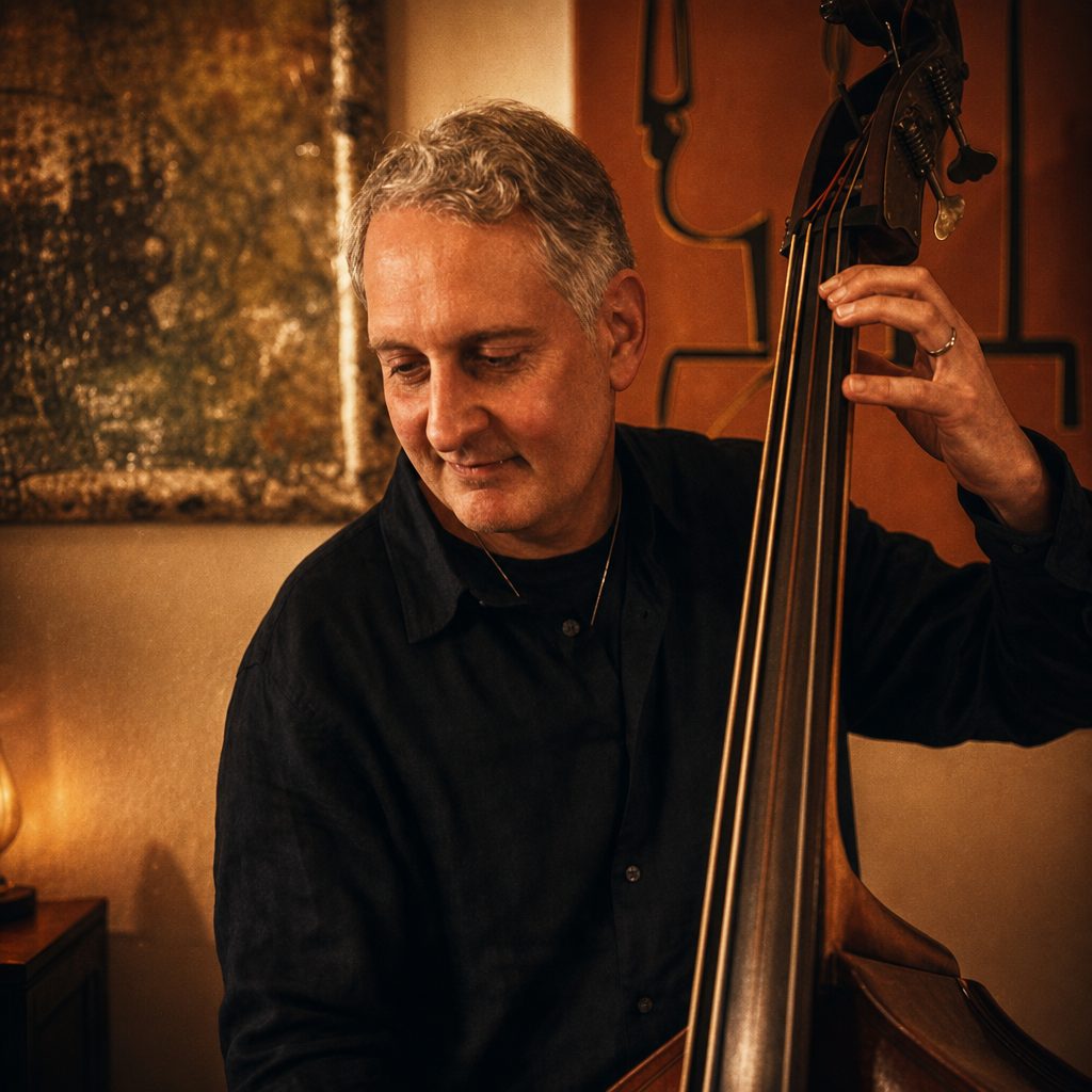 Live jazz double bass at Modi