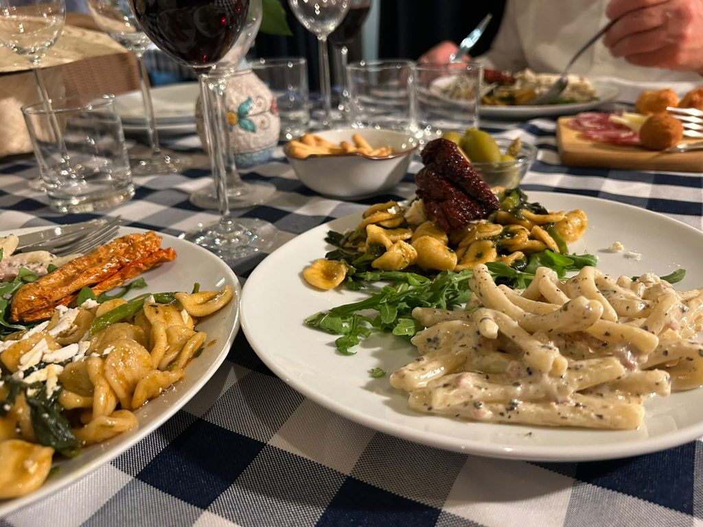 Homemade pasta courses