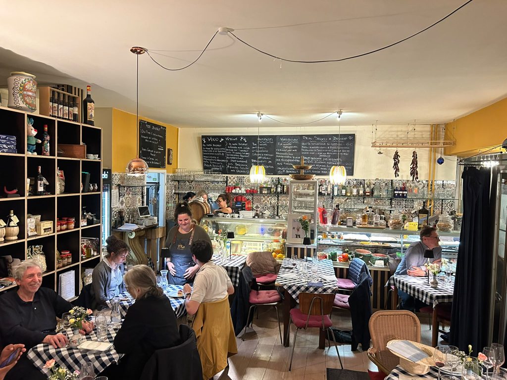 The salumeria room at Modi Berlin