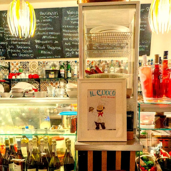 The salumeria counter at Modi Berlin